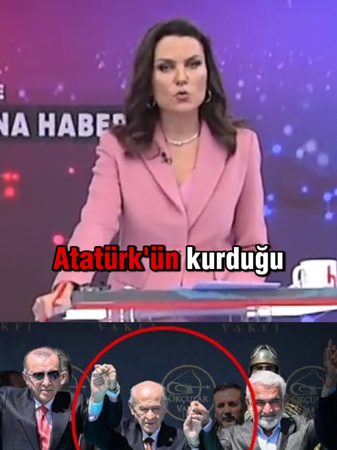 Ece Üner: (HÜDAPAR’ın Atatürk’ü Koruma Kanunu’nun kaldırılması talebi) “Alparslan Türkeş, ‘Her kim Türk ve Atatürk düşm*nıdır, onlar İstiklal Harbi’nde mağlup ettiklerimizin Anadolu’da kalmış tohumlarıdır’ diyor. Merak ediyorum MHP, seçim ortağının bu çıkışına ne diyecek?” #eceüner 