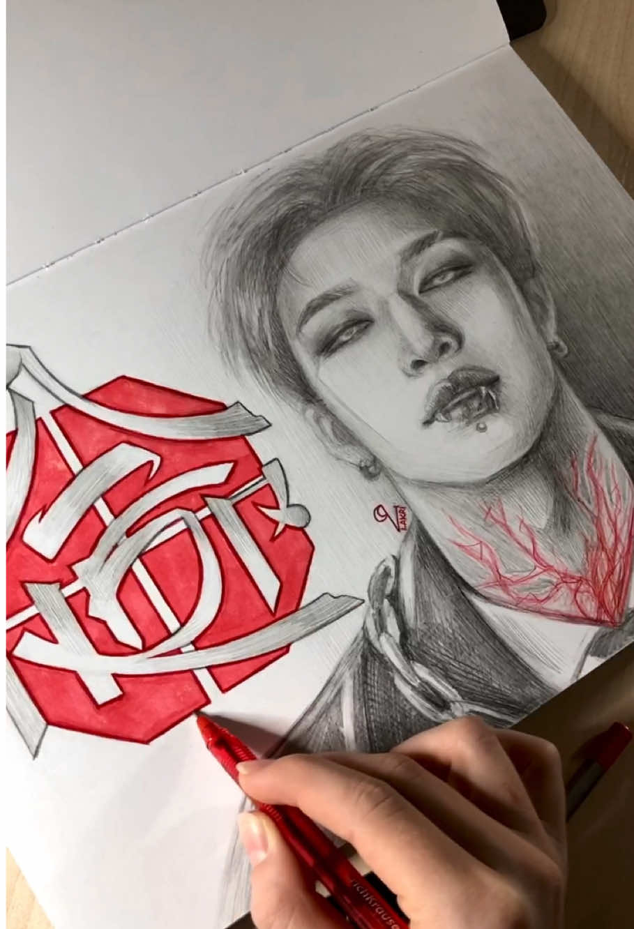 hop bang / тгк: lakrimae #bangchan #chan #straykids #skz #stay #kpopfyp #art #straykidsfanart 