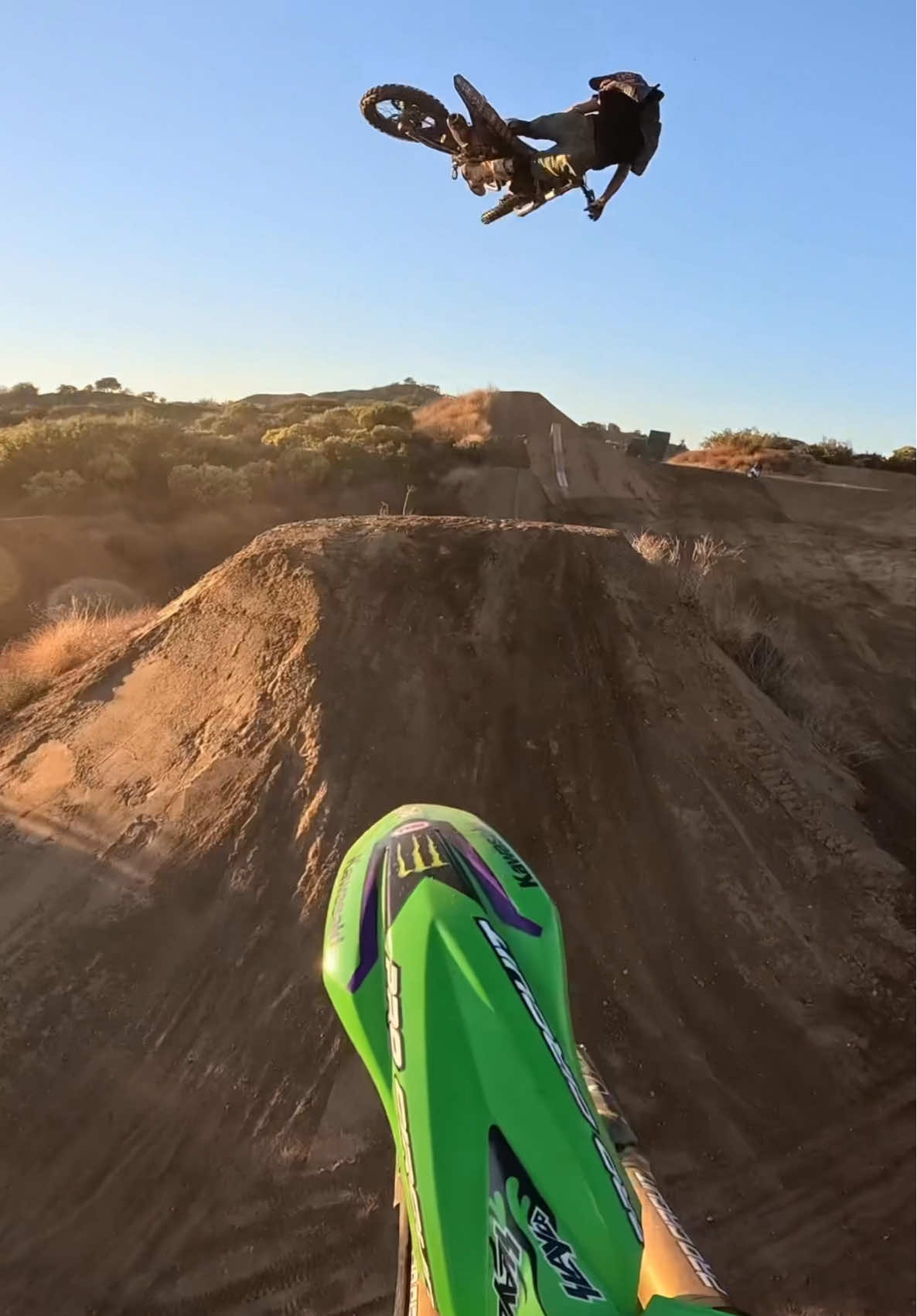 Shredding this 140 ft step up and a sketchy wooden ramp with my buddy Kohl Denney #fyp #DIY #raw @GoPro 