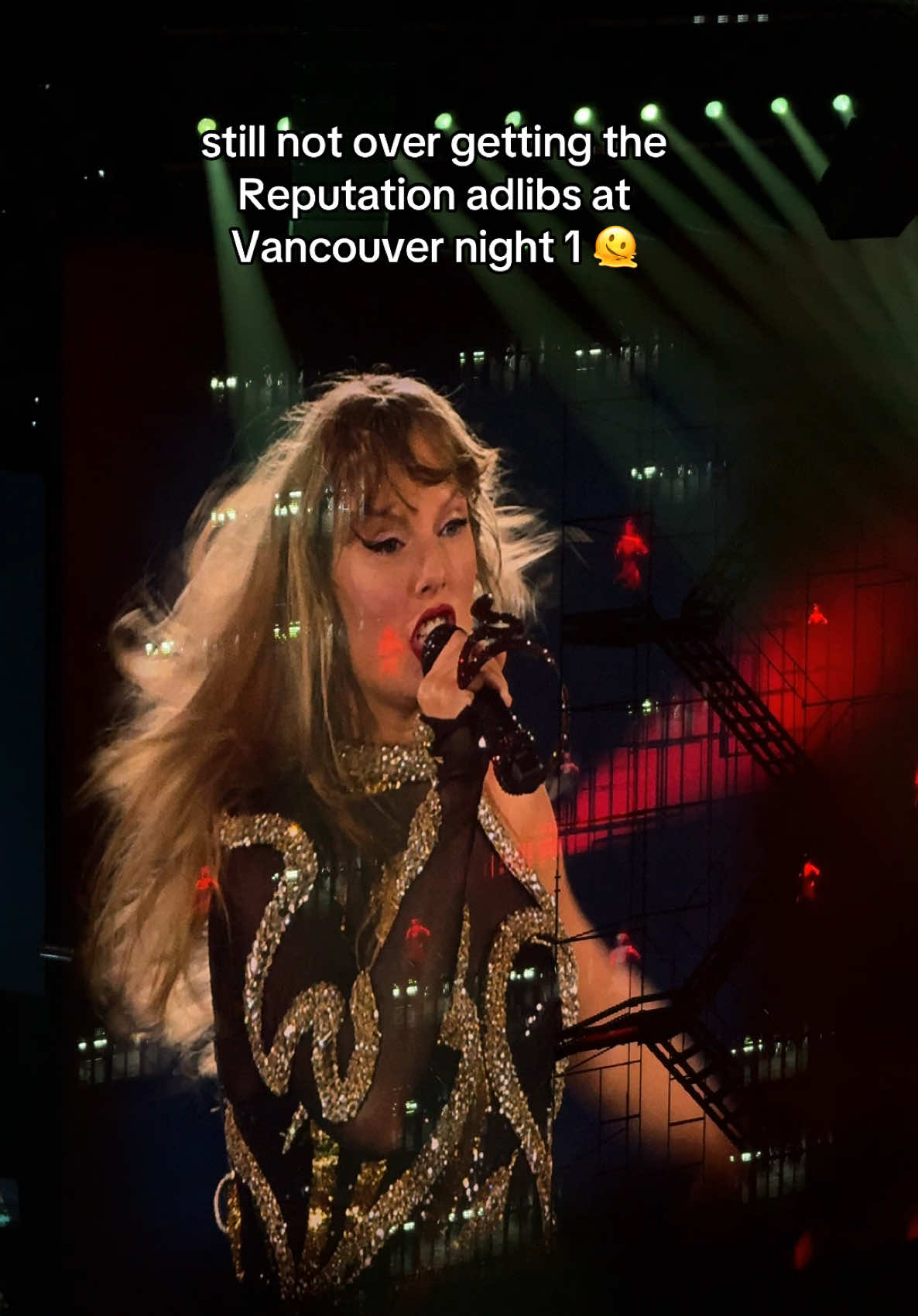 I think she only ended up doing the Ready For It adlibs at 4 shows total for the whole tour? so special! #reputation #TSTheErasTour #reputationtaylorsversion #vancouvertstheerastour #vancouvererastour #readyforittaylorswift 