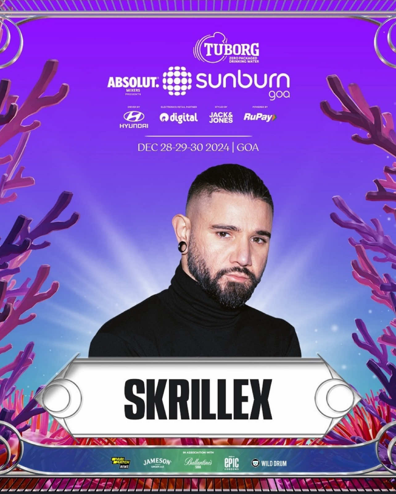 Yes Skrillex in 2015 lit India on fire ! 🌶️ and already on 28.12.2024 he lands at SUNBURN Festival Festival where he will give you an amazing show 💥 India are you ready ? 🇮🇳 @skrillex @sunburn festival #skrillex #viral #foryou #foru #india #sunburn #indiantiktok #indianarmy #indie #indai 