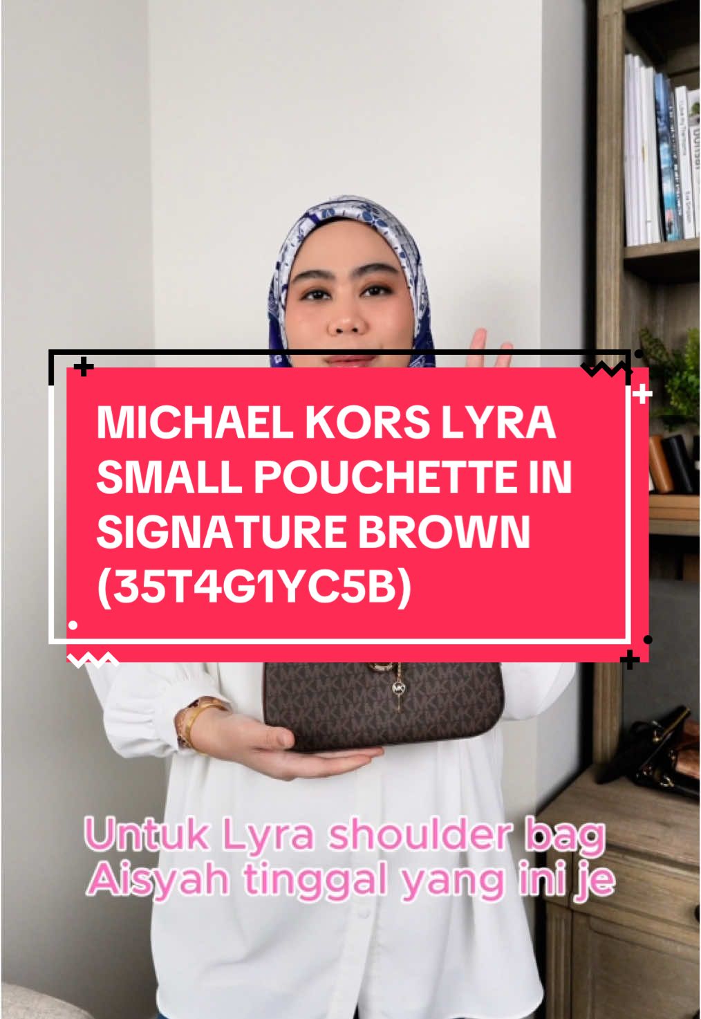 Michael Kors Lyra Small Pouchette in Signature Brown (35T4G1YC5B) for RM450! 👜 Dapatkan diskaun hingga 25% bila claim voucher semasa LIVE! ✨  #usaloveshoppe  #handbag#handbags#handbagmurah#handbagmalaysia#handbagcantik#handbagmurahmalaysia#sayajualhandbag#handbagaddict#handbaglover#handbagseller#handbagsforsale#handbagbranded#begcantik#reviewlikeRatuHandbag