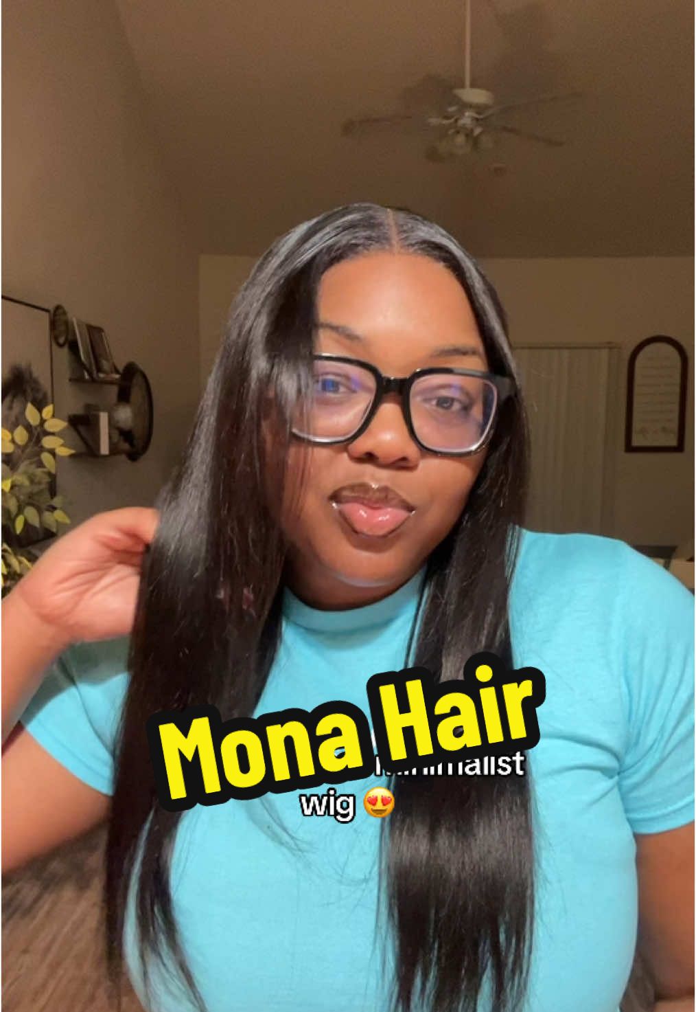 Very minimal, very demure. @Mona Hair Wigs #fyp #monahair #wearandgowigs #minimalist #gluelesswigs #fypシ゚viral #BlackTikTok #straighthair #themsligon #middlepart #fyppppppppppppppppppppppp 