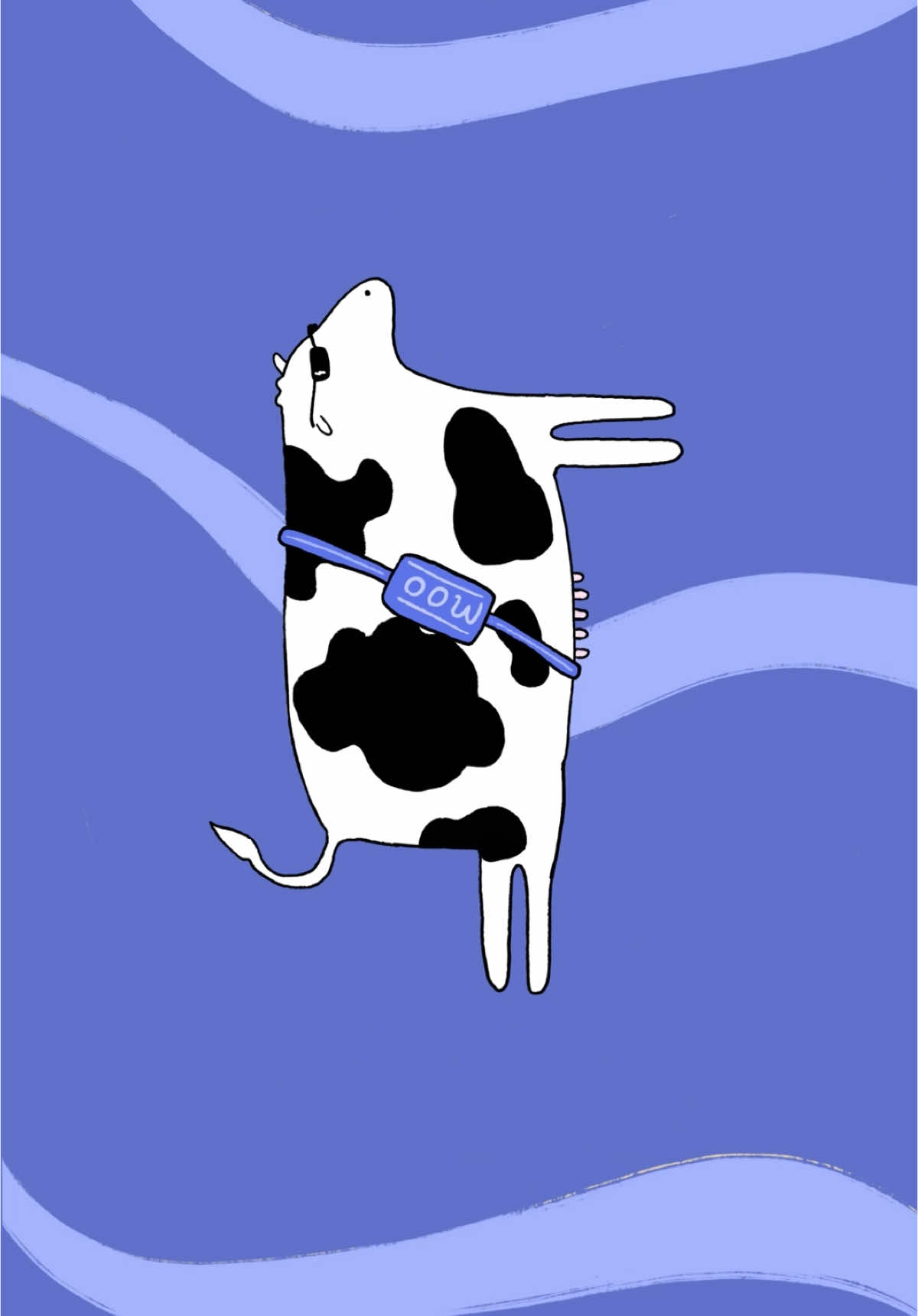 @Man like badger getting 🐮’d on tiktok too ✌️ #onecowaday #cows #fyp #music #ukmusic #silly #drawing #animation #illustration 