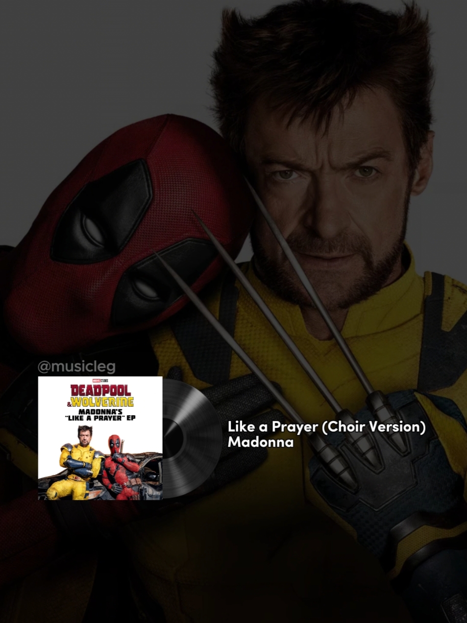 🎧❤️ - Like a Prayer (Choir Version) Essa sim merece um vídeo!! #deadpool #wolverine #deadpool3 #madonna #likeaprayer #marvelstudios #marvelcomics #pop #musica #musik #hughjackman #ryanreynolds 