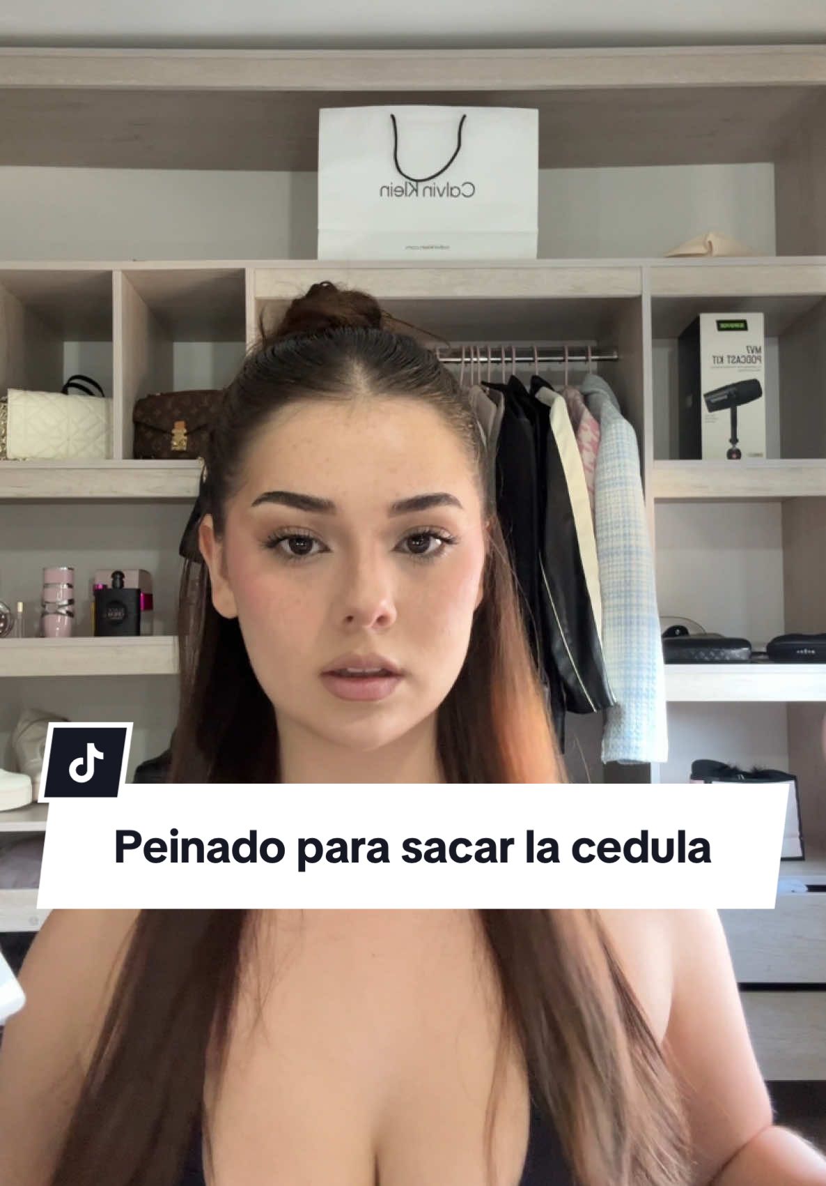 Peinado para sacar la foto de la cedula y salir perfectas 💆🏻‍♀️💖 #hairstyle #peinados #tutorial #girls 