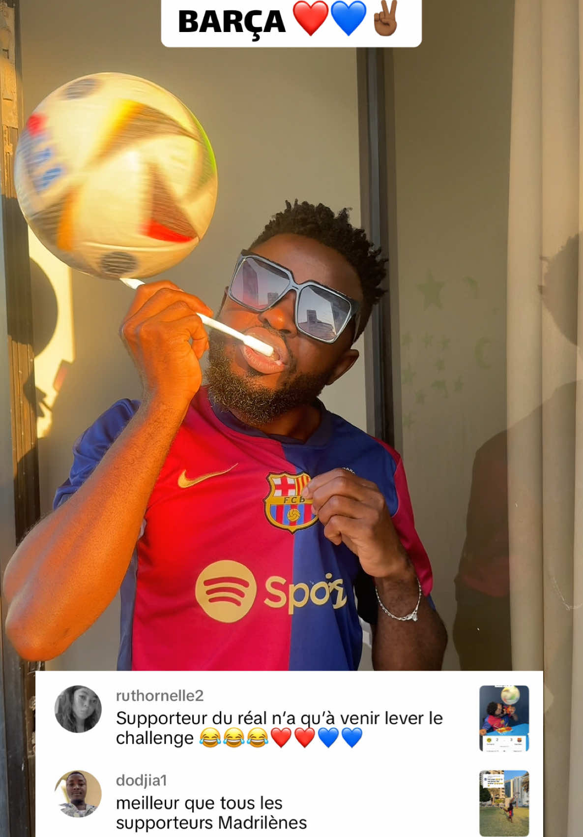 BARÇA😎❤️💙✌🏾