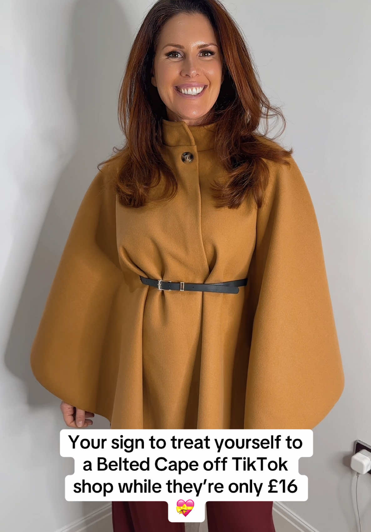 Getting every colour of these Belted Capes at this price! 💝 #cape #womensfashion #ladiesfashion #ootdinspo #tiktokmademebuyit #giftideas 