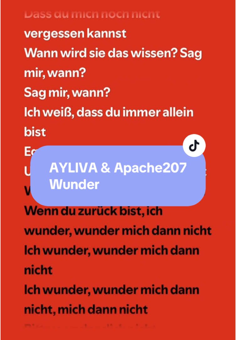 AYLIVA & Apache207 - Wunder #ayliva #apache #wunder #song #lyric #songlyrics #fürdich #fyp #goviral 