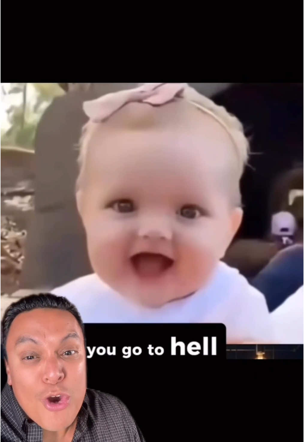 Baby Finds Out About HELL🤯😆#hell #baby #shorts #funny #viral #christian #faith