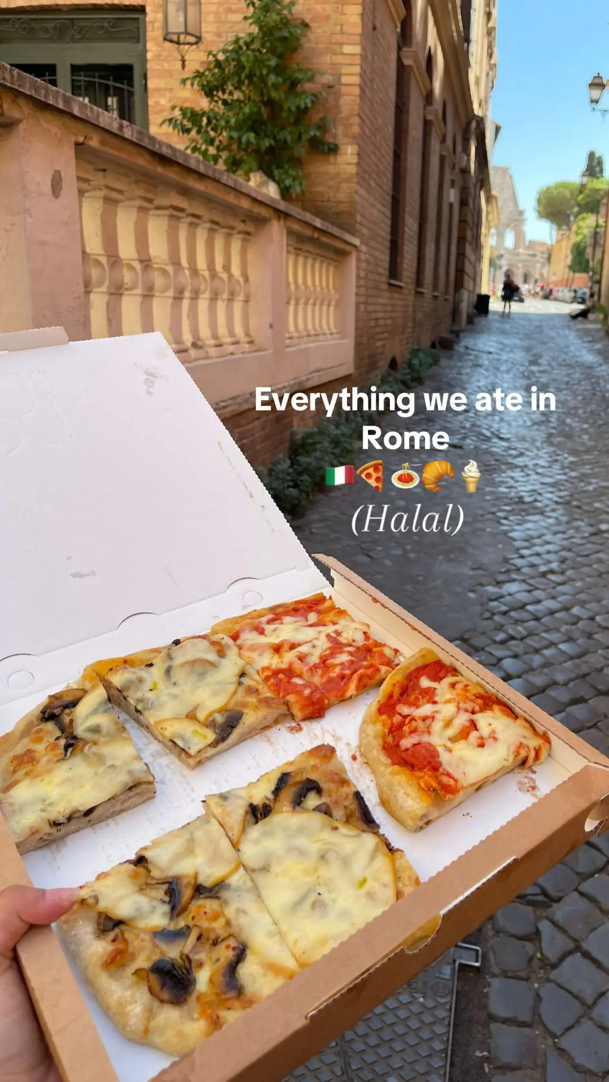#roma #italy #halalfood #travelcouple #fyp 