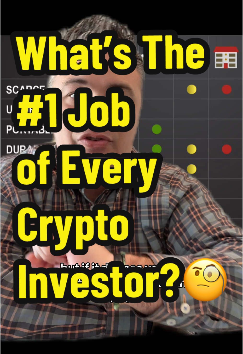 What’s The #1 Job of Every Crypto Investor?🧐 #Cryptocurrency #Crypto #Bitcoin #BTC #Ethereum #ETH #Blockchain ##CryptoTrading #CryptoInvesting #CryptoCommunity #CryptoMarket #CryptoCurrencyNews #CryptoLife #CryptoWorld #CryptoInvestor #CryptoEducation #CryptoTips #CryptoGains #Altcoins #DeFi #NFT #NFTCommunity #NFTs #Metaverse #CryptoAnalysis #CryptoAlert #CryptoStrategy #CryptoPortfolio #Finance #Investing #Investment #Investor #Wealth #WealthBuilding #FinancialFreedom #FinancialLiteracy #FinancialIndependence #Money #MoneyManagement #PassiveIncome #Earnings #RichMindset #PersonalFinance #SmartInvesting #InvestmentStrategy #Stocks #StockMarket #StockTrading #StockInvestor #DayTrading #SwingTrading #StockMarketNews #StockMarketTips #StockAnalysis #StockAlert #StockPicks #StockPortfolio #RealEstate #RealEstateInvesting #RealEstateInvestor #PropertyInvestment #RealEstateMarket #RealEstateTips #RealEstateStrategy #PropertyManagement #RealEstateLife #RealEstateSuccess #InvestmentTips #InvestmentOpportunities #InvestmentPortfolio #LongTermInvesting #RetirementPlanning #WealthManagement #AssetManagement #InvestmentGoals #Fintech #TechInvesting #Innovation #TechNews #FutureTech #digitalassets #greenscreen 