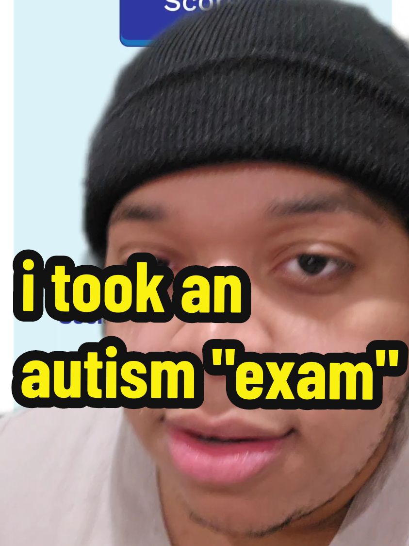 So...I took an autism exam... #fyp #joke #autism #greenscreen 