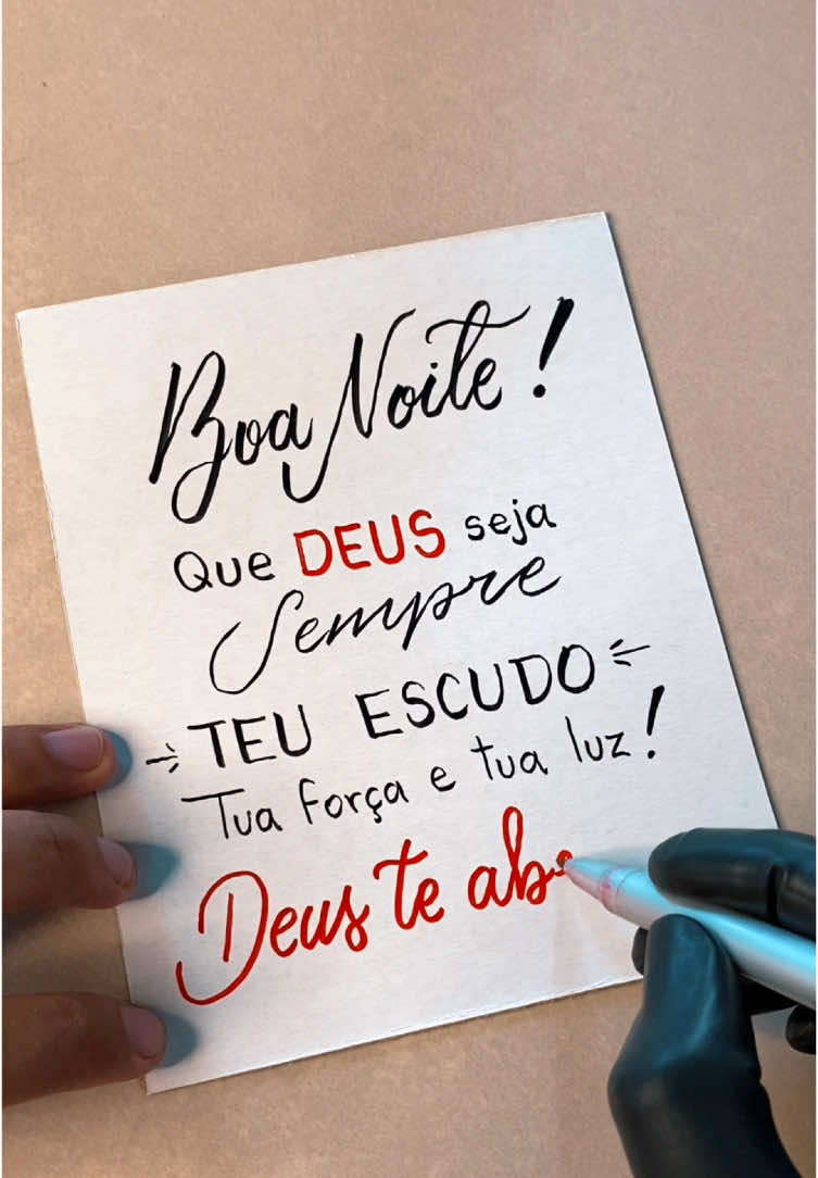 Deus abençoe! #boanoite #salmirart #caligrafía 