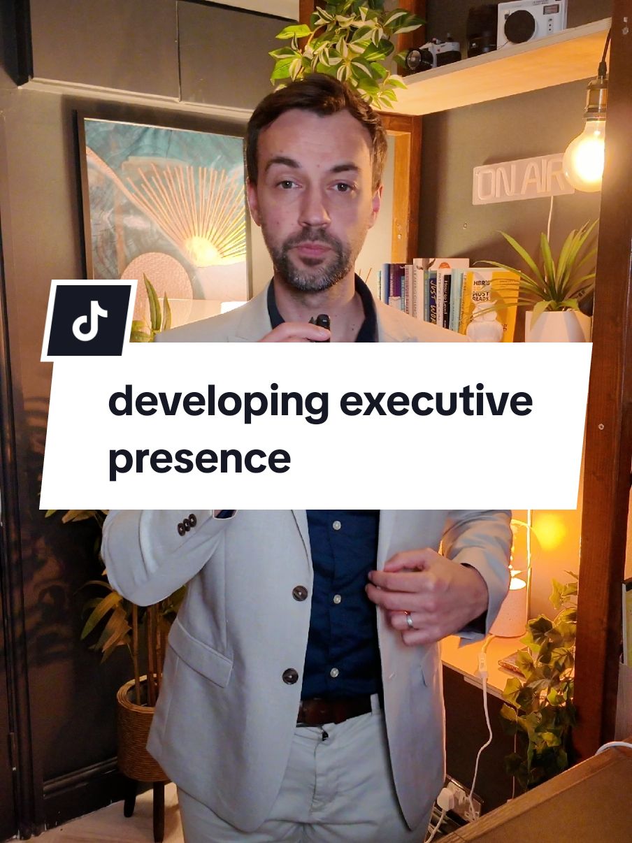 how do you develop executive presence? Focus on these 4 core skills to begin with #leadershipdevelopment #leadership #management #manager 