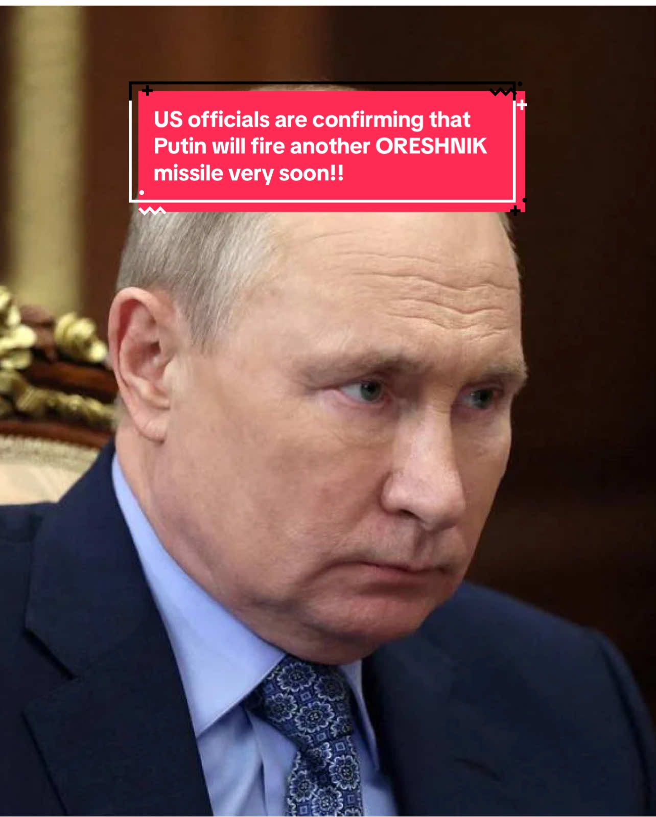 #greenscreenvideo  US officials are confirming that Putin will fire another ORESHNIK missile at Ukraine very soon!! #putin #ukraine #oreshnik #russia #nato 