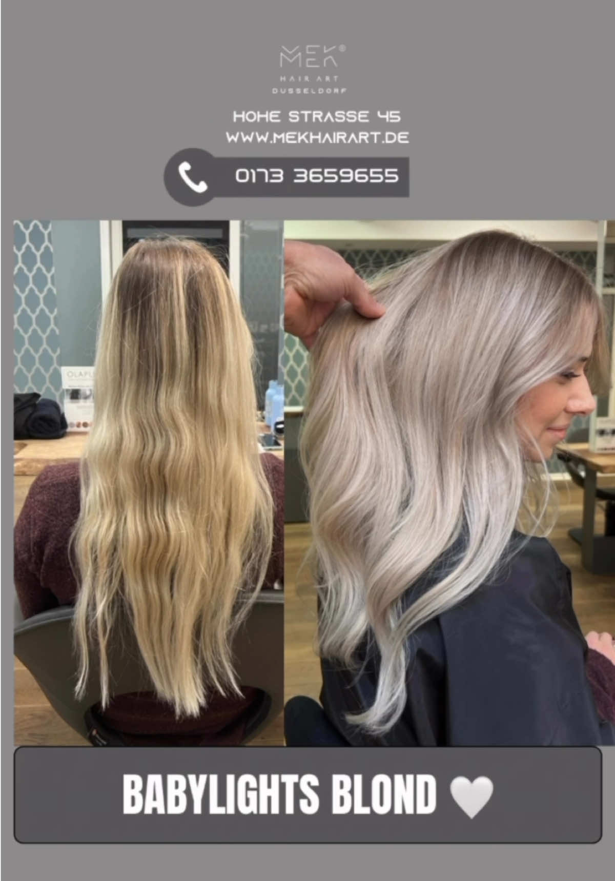 ✨ 𝗪𝗜𝗘 𝗕𝗟𝝝𝗡𝗗 𝗜𝗦𝗧 𝗗𝗘𝗜𝗡 𝗧𝗥𝝠𝗨𝗠𝗕𝗟𝝝𝗡𝗗 ?✨ Blond ist für uns so viel mehr als nur eine Haarfarbe – es ist nicht nur unser Job, besonders und speziell unsere Leidenschaft ❤️‍🔥.  Bei Friseurhaarfarben sprechen wir oft in Zahlen von Helligkeit der Haarfarben. Von 1 sehr dunkel, dunkelblond 6 bis sehr helles blond ist 10.  Was schätzt ihr, wie hell dieses Blond ist? 🌞 Speichert euch gerne ein paar Inspirationsbilder ab, die euch von den Techniken und Haarfarbtönen gefallen, und wir geben unser Bestes um eure Blond-Träume zu verwirklichen.  Ob Balayage, Babylights, Highlights oder weiche Verläufe mit Gloss-Shadow.  Kommentiert eure Vermutung, wie hell dieses Blond ist. #mekhairart #mekhairartbalayagefriseurdüsseldorf #vorhernachher #hairtransformation #blond #blondebalayage #blondhair #blonde #haarfarbe #beforeandafter #balayagedüsseldorf #düsseldorf #köln #balayageköln #strähnentechnik #balayagetechniques #babylights #babylightsbalayage 