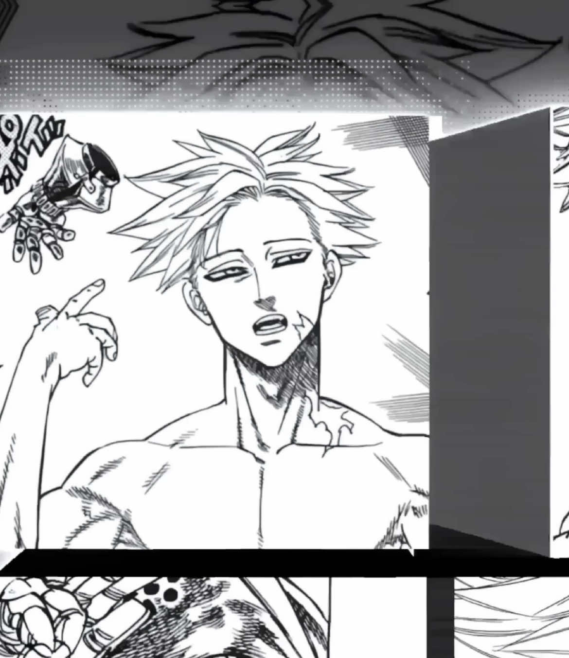 He still has me in a chokehold (ib @ang🙈) #vs #vsp #videostar #edit #transitionedit #4upage #ban#7ds #sevendeadlysins #greed#fyp #vspedit #vs #manga #mangaedit 