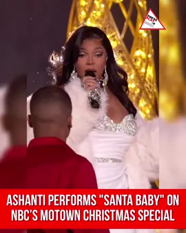 #pressplay▶️: #Ashanti performed #SantaBaby on nbc’s #MotownChristmas Special. 🎥: @NBC 