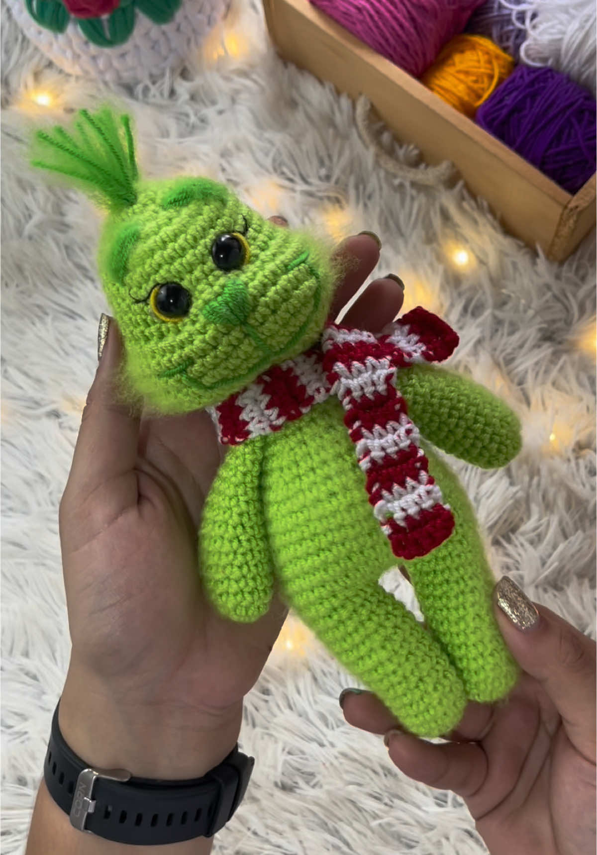 Si quieres aprenderás a realizar Hermosos amigurumis en el link de mi perfil encuentras mi curso online completo donde te enseño a tejer y crear desde cero hermosos amigurumis ✨#grinch #Navidad #croche #crochetersoftiktok #crochet #crochetaddiction #Navidad #souvenir #Navidad 