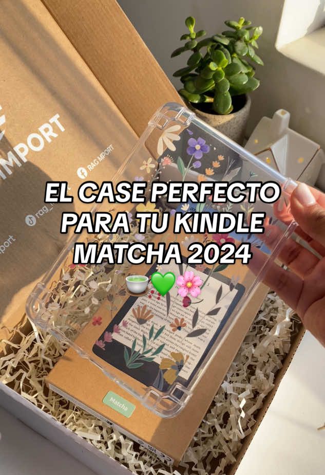 El case perfecto para tu nueva Kindle Matcha 💚🌸😍 • • • #amazonkindle #kindlematcha #matchagreen #kindlecase #bloominggarden #kindlebasic2024 #BookTok #booktoker #casefloral #kindleaccessories 