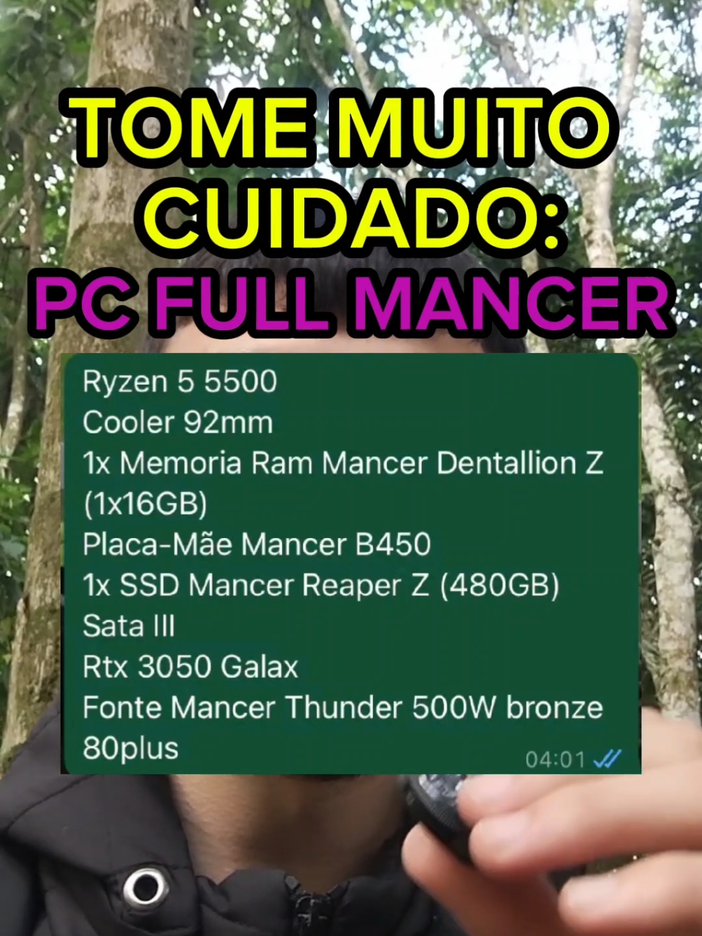 PC full mancer - Realmente uma loteria  #pc #pcgamer #pcgaming #computador #set #setup #mancer #pichau #polemica #dica #truque #fy #fyp #fyyyyyyyyyyyyyyyy #viral_video #natal 