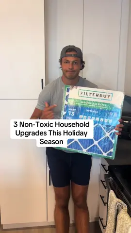 Combine all 3 and you have a much cleaner, non toxic home.  The house filters i use are from @Filterbuy INC. they have 13 different merv rating. Most households have a 3, and filterbuy can get you up to 13.  Upgrade your pots, pans and storage and you’re on your way to a clean home.  #airfilter #cleanliving 