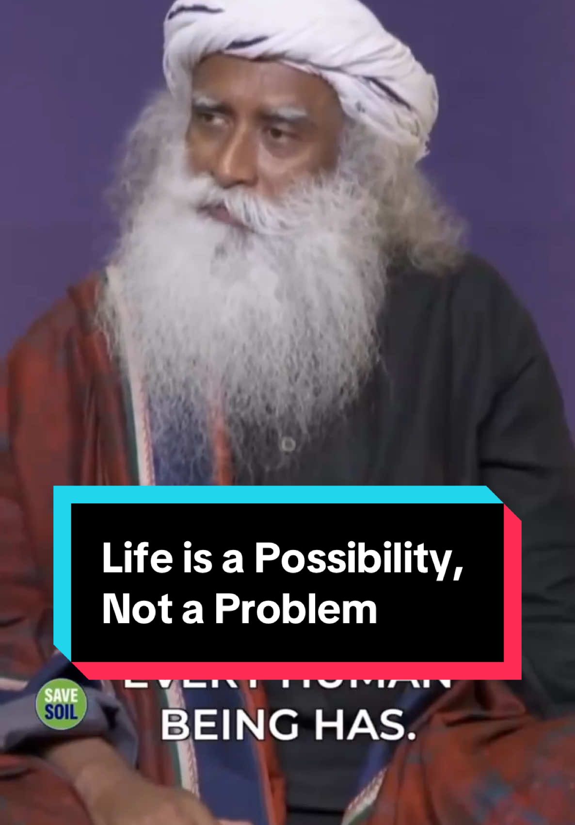 Life is a Possibility, Not a Problem  #life #problems #sadhguru #motivation #success #spirituality 