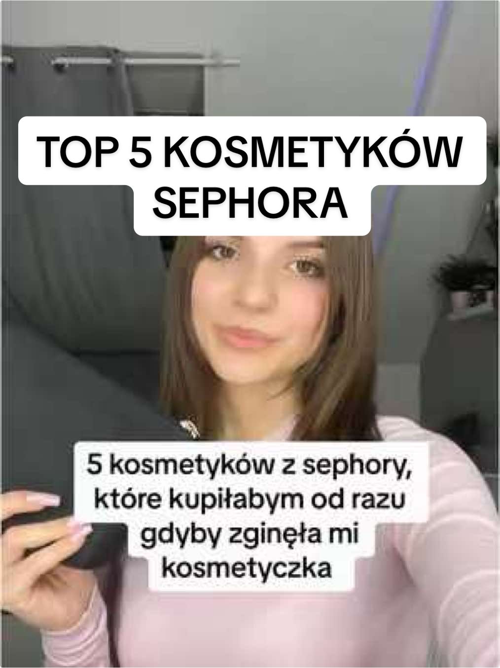 5 produktów bez ktorych bym nie przeżyła 💓 co sądzicie o tych kosmetykach?? 🎀 #kosmetyki #top5 #cosmetics #favourite #poleceniakosmetykow #sephora 