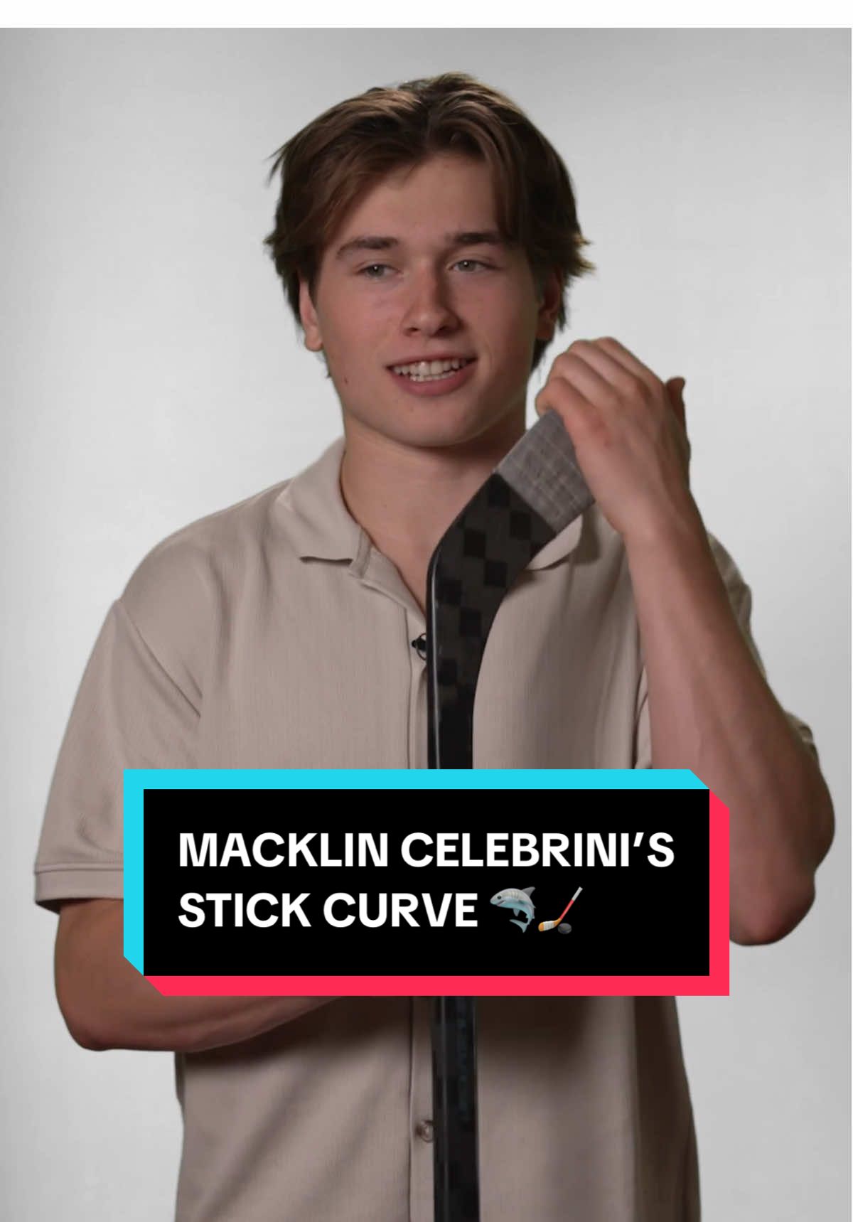 P86 lookin’ 👌 #SanJoseSharks #MacklinCelebrini #NHL #hockey #HockeyStick 