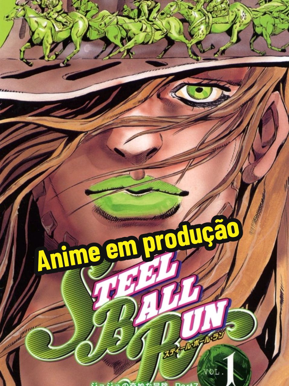 o anime de Jojo steel ball run já está em produção #jojo #anime #otaku #steelballrun #jojosbizarreadventure 