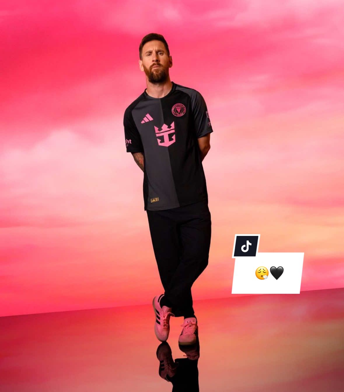 The 🐐is looking good in our new Fortitude kit 🖤💗😮‍💨 #imcf #messi #intermiamicf 