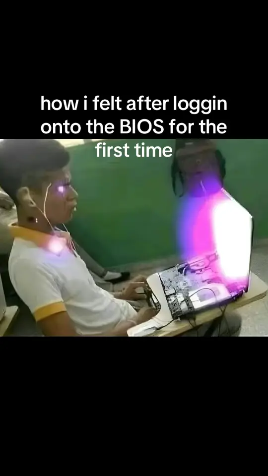 The BIOS (Basic Input/Output System) is a firmware that is built into a computer's motherboard. It is responsible for performing basic hardware initialization and providing an interface between the operating system and the hardware components during the boot-up process.  #tech  #nchain #fyp #meme #BIOS 