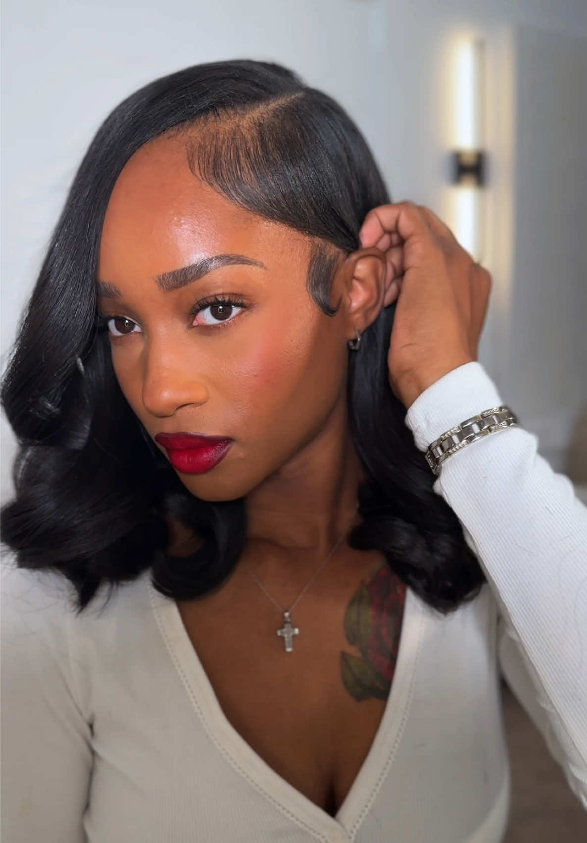 @PJWEST Serving class with this side part bob using 3 bundles of our Wavy Elegance texture! 😍✨ This look is absolutely perfect for all your upcoming Christmas parties. 🎄 Who else is ready to slay the holiday season? 💁🏽‍♀️ #rawhair #rawhairextensions #rawhairbundles #yummyextensions #yummyhairextensions #rawcambodianhair #cambodianhair #fyp #foryoupage