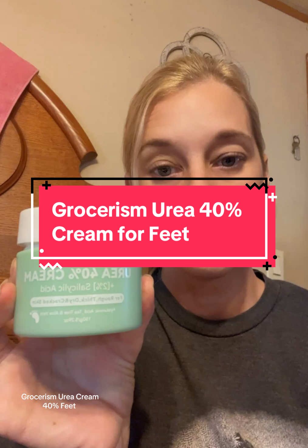 Grocerism Urea 40% Cream for your feet. Feet plus 2% salicylic acid foot cream! Has Tea Tree, Aloe Vers and hyaluronic acid. For rough, thick, dry and cracked skin. Deep moisturizing cream.         #urea #ureacream #dryfeet #crackedheels #dryskin #skin #foot #footcare #footcream #salicylicacid #smoothheels #musthaves #christmasgift #TikTokShop #fyp #f #fypシ 