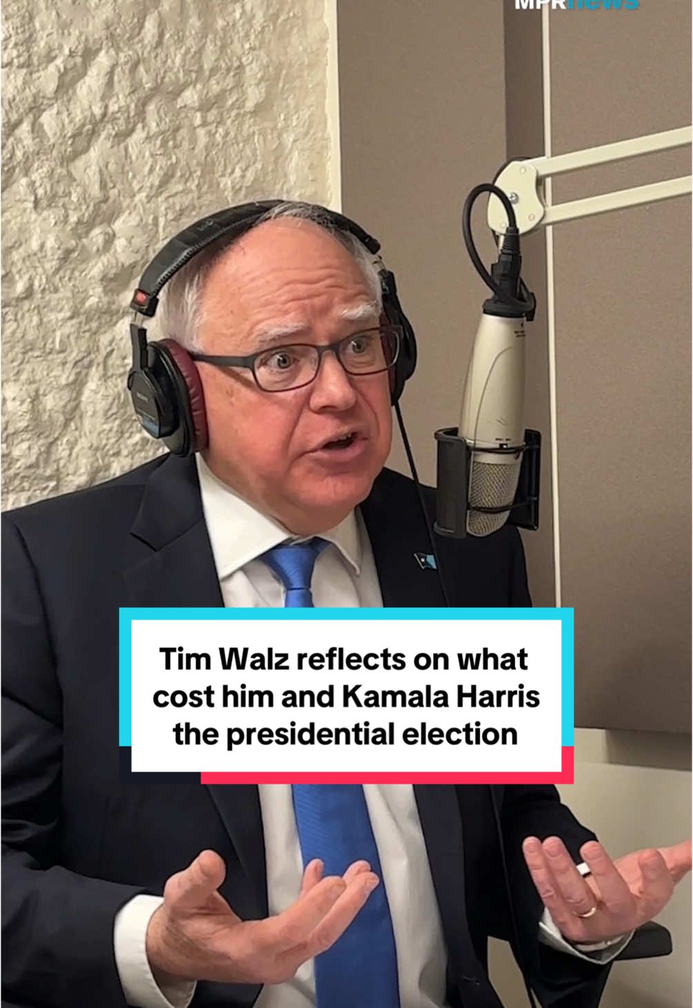 In his first interview with MPR News since he started his run for vice president, Minnesota Gov. Tim Walz reflected on this whirlwind campaign. He said that while policies that Democrats were talking about – from paid leave to guaranteed cost-free access to school meals – were resonating with voters, inflation and immigration turned out to be driving issues that his party didn’t do well enough connecting with voters on. “Sometimes the other team plays better than you, and sometimes you don't play to where you should be,” Walz said. “And I think this is more complex than that, but not altogether untrue.” Follow the link in our bio to read more. Story by Dana Ferguson, Video by Anne Guttridge