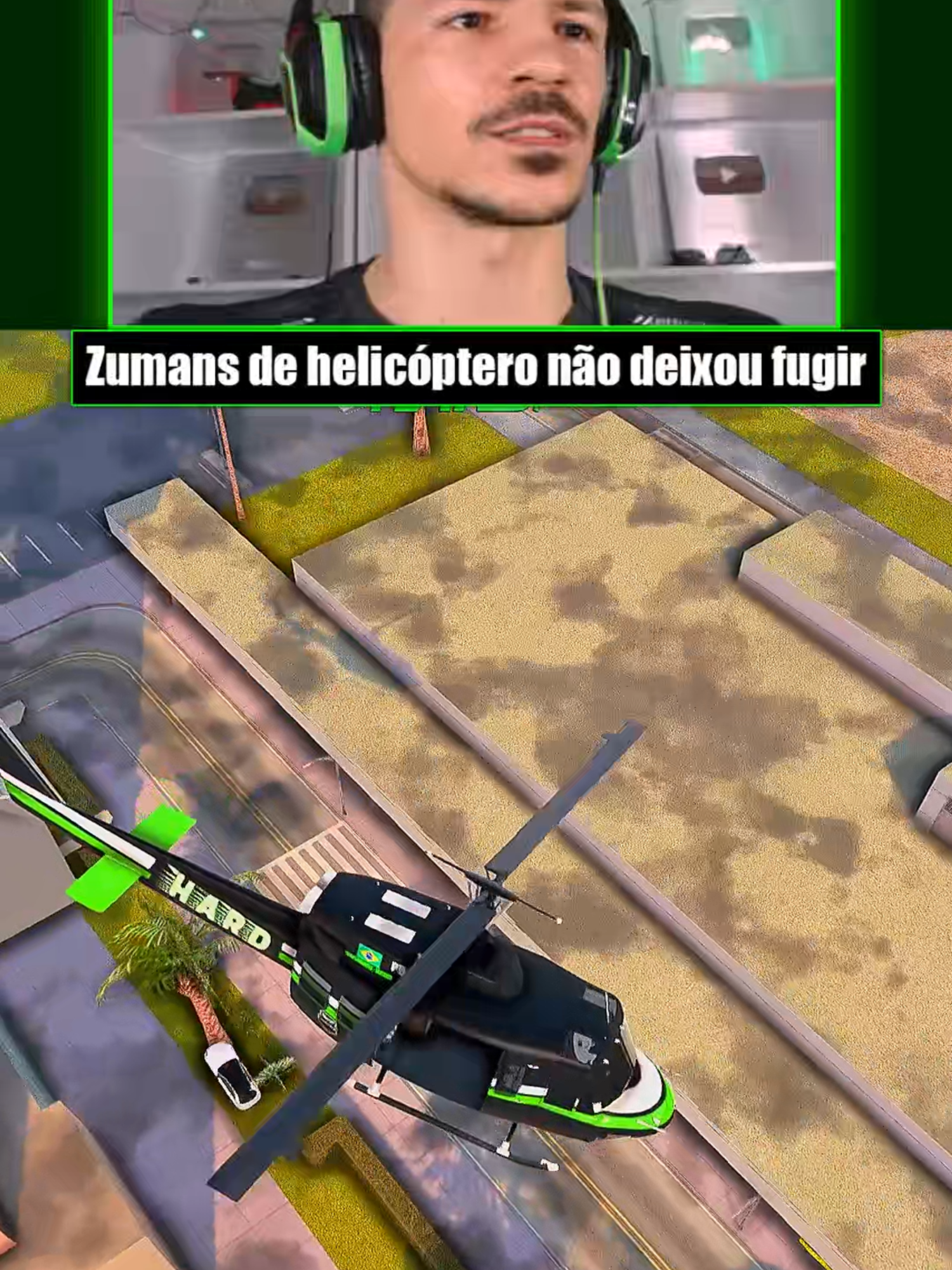 Ate no ar o zumans e bom policial na fuga no gta #forupage #gta #game #fyp