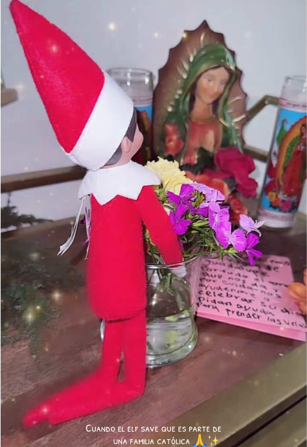 Uniendo tradiciones ✨.            #elf #elfontheshelf #mexicanelf #mexicantiktok #navidad #christmas2024 #elfontheshelfideas 