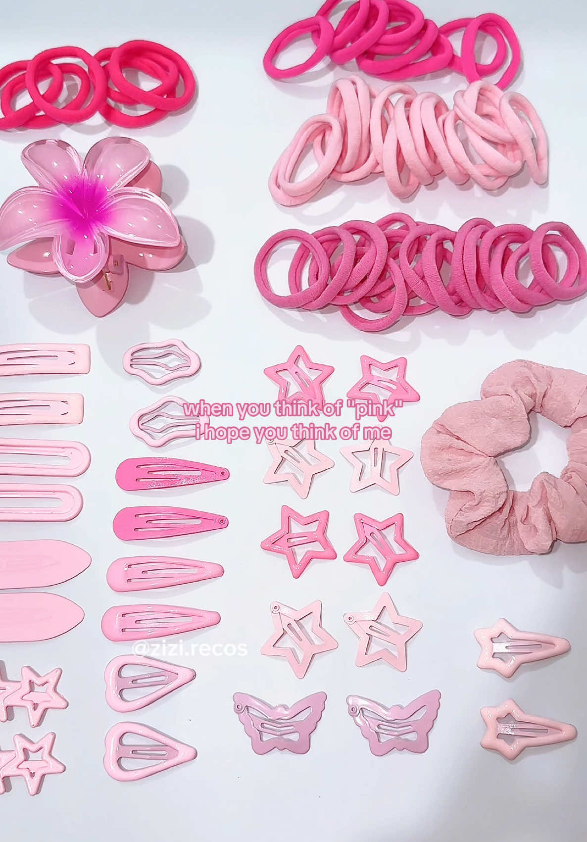 always the pink girly #pink #pinklover #hairclip #hairaccessories 