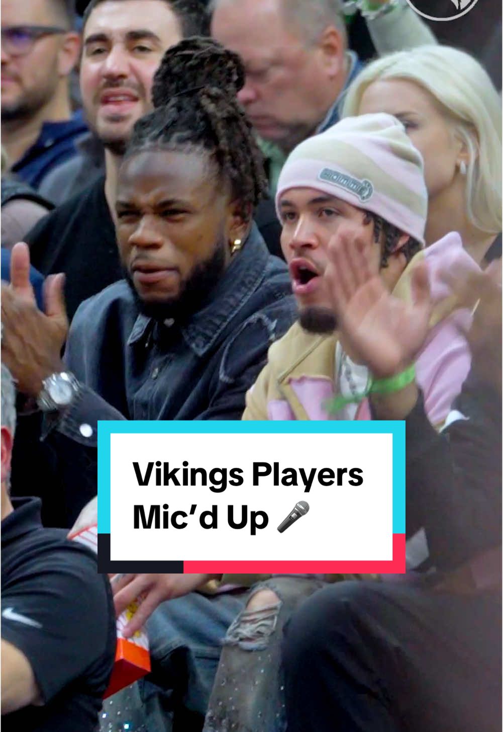 had a couple Vikings players mic’d up last time Lakers were in town 👀 #NBA #timberwolves #minnesota 