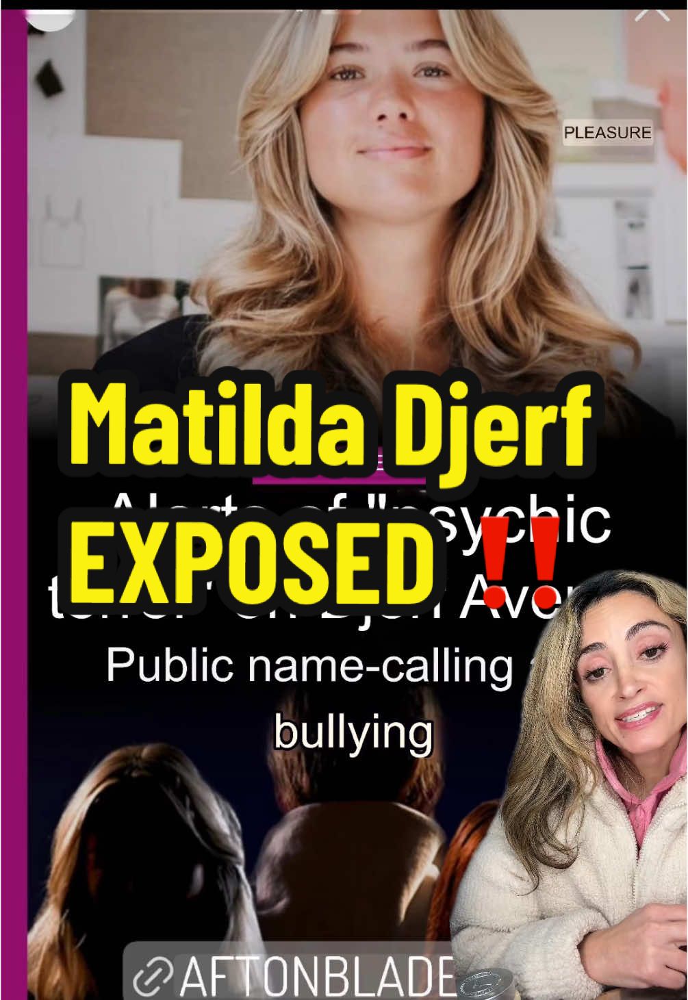 Wow… the 🚽🚽 story is INSANE. #matildadjerf #aftonbladet #djerfavenue #scandal #expose #greenscreen 