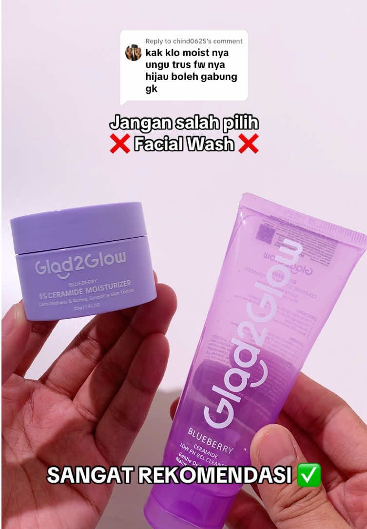 Replying to @chind0625 jangan sampe salah yaa! #fyp #ceramide #moisturizer #cleanser #g2g #glad2glow 