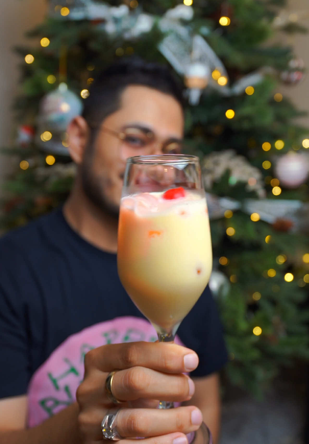 Ponche Crema navideño sin huevo y delicioso!!!🦄😋 #fypageシ #Receta #ponche 