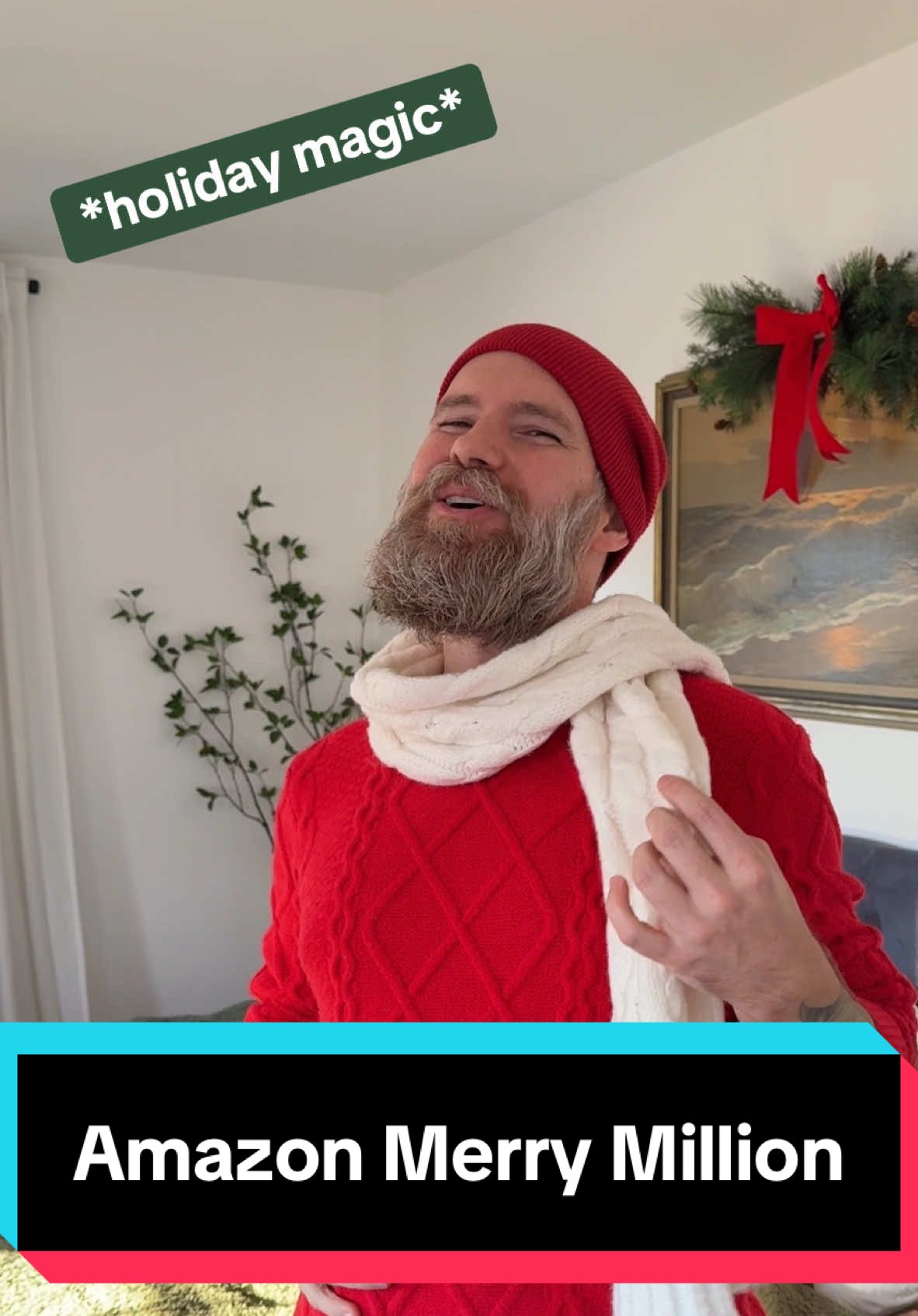 #ad Young Santa is ready, how will you get festive this holiday season? #AlexaMerryMillion @Alexa #Contest 