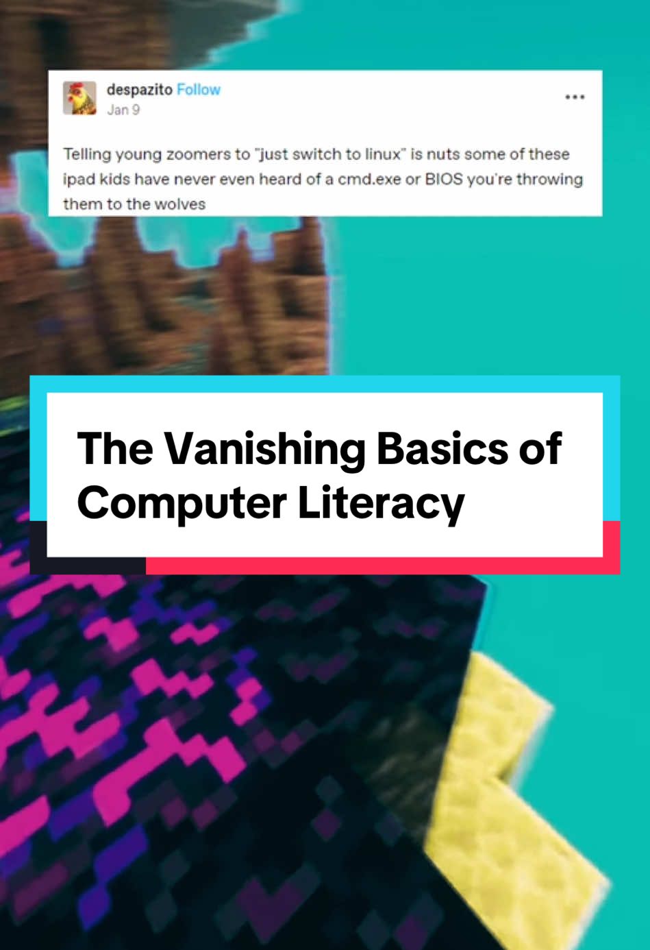 The Vanishing Basics of Computer Literacy.  #tumblr #storytime #qna 