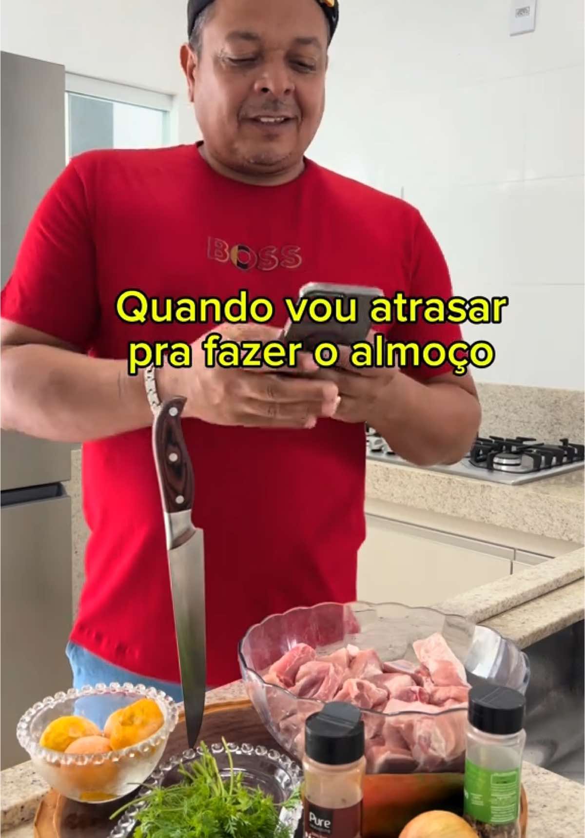 Quando vou chegar atrasada  pra fazer o almoço   #cozinhando #rotina #donadecasa