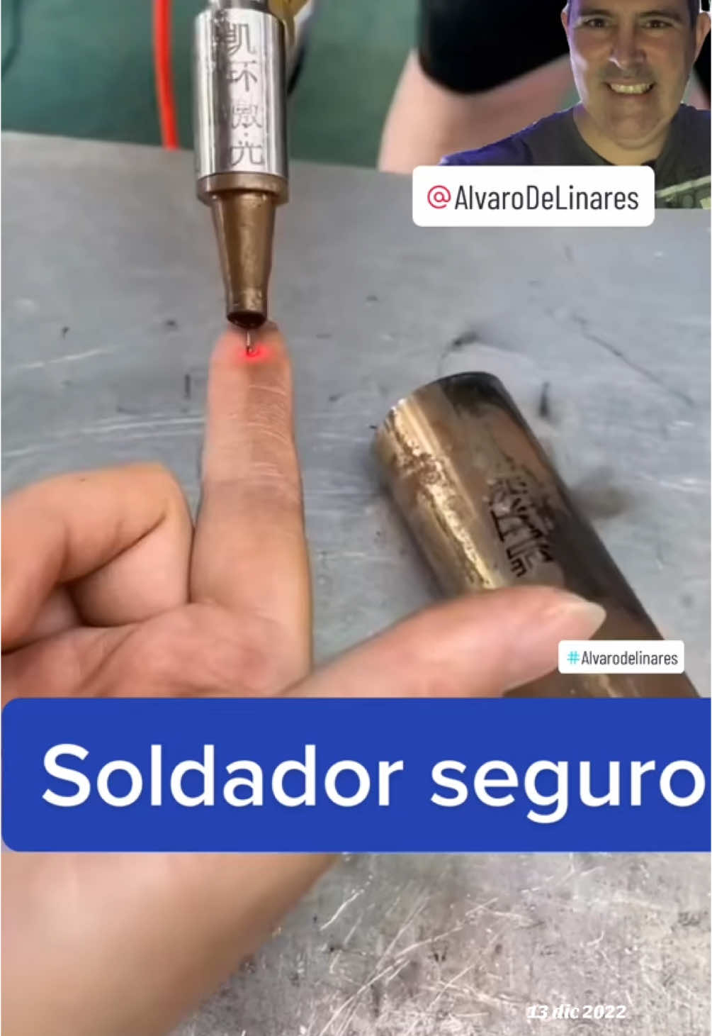 #Recuerdos un soldador super seguro. #soldar #soldador #mig #tig #alvarodelinares 