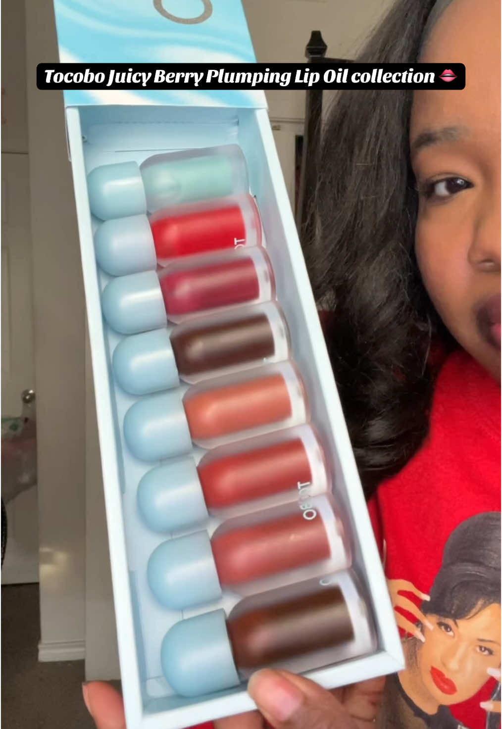 Tocobo Plumping Lip Oil Collection 🍒🌸⚡️ why you love it ?  👄 - it comes in eight shades and two plumping level levels  👄 - Doubke Plumping for volume and glow  👄 - vegan high moisture lip care  👄 - it has glow enhancing oil formula for smooth, healthy, and plump lips  👄 - it has plant-based oils 👄 - it has vitamin c & e #tocobolipoil #lipoil #lipoilreview #lipoilgloss #juicyberrylipoil #stylekorean @STYLEKOREAN 