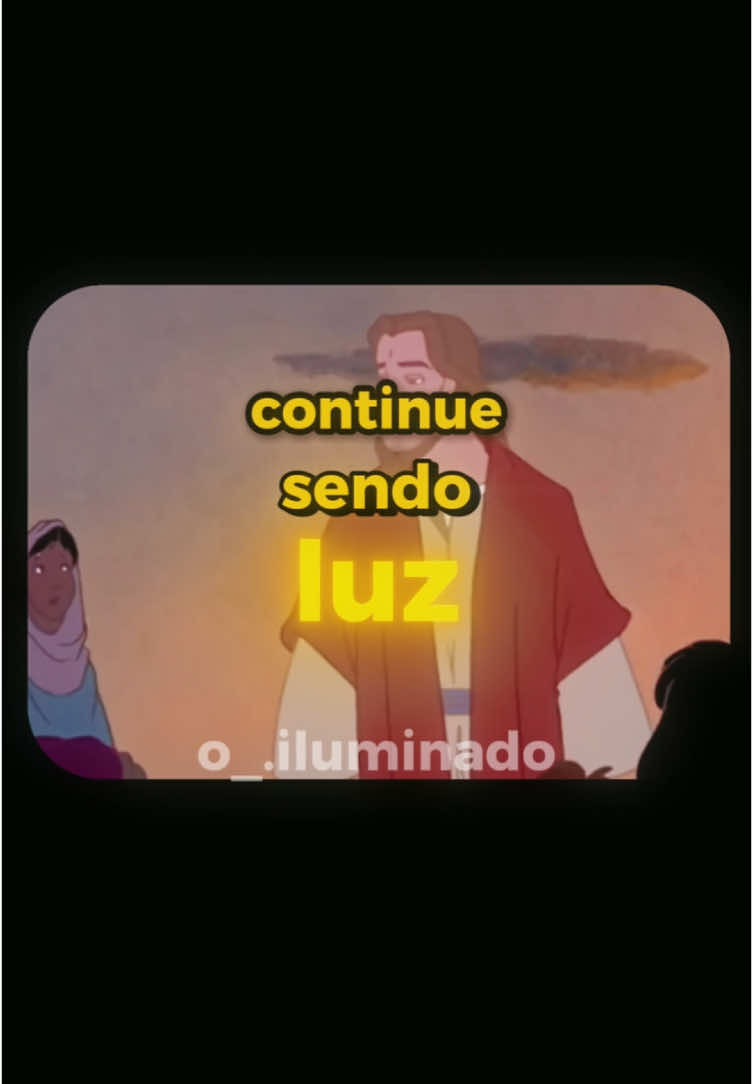 Continue sendo luz ✨. #jesus #Deus #luz #cristao #biblia 