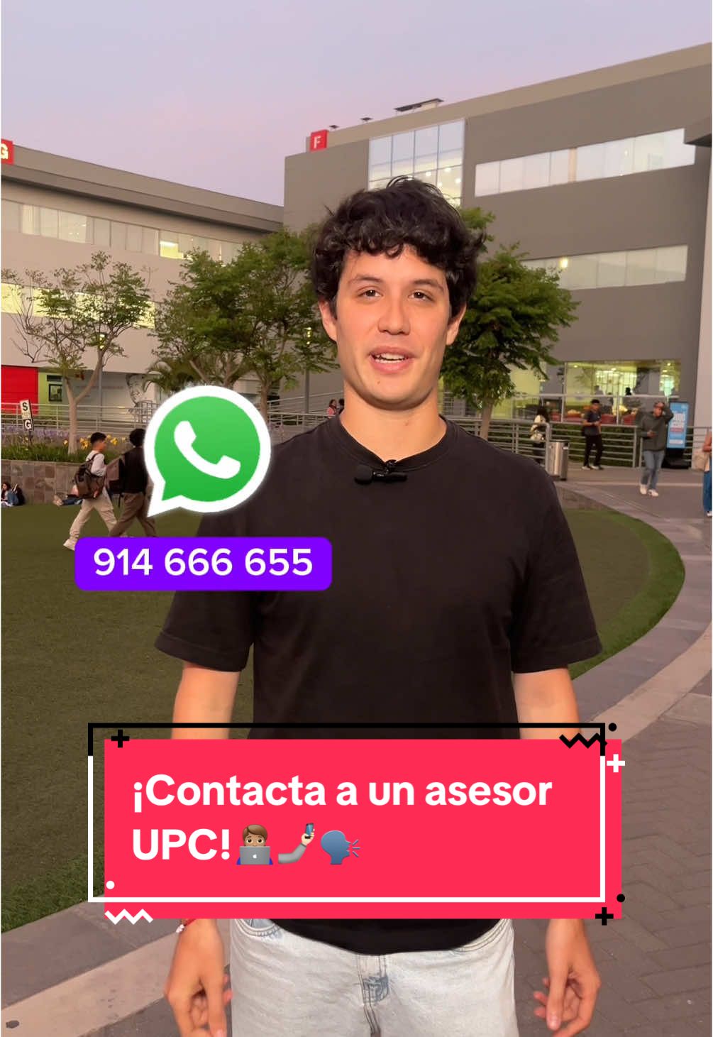 🔥 Tu futuro está a un mensaje de distancia, literalmente. ¡WhatsAppea a los asesores UPC y resuelve tus dudas al toque! 📲✨  #UPC #Universidad #WhatsApp #AsesoresUPC #Postulación #Universidad